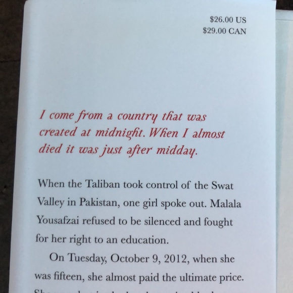 I Am Malala Hardcover Book - Picture 3 of 3